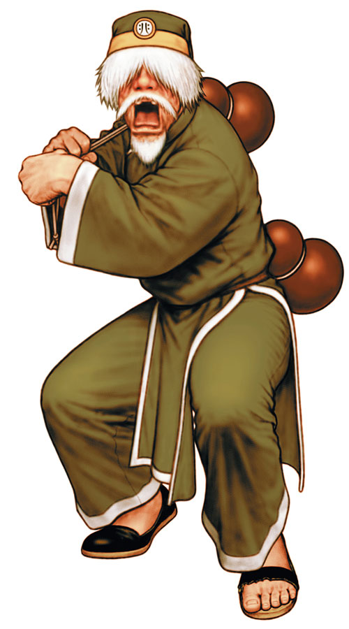 Chin Gentsai Art from King of Fighters 2000