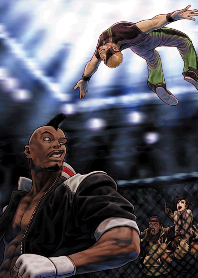 Ramon Illustration from King of Fighters 2000