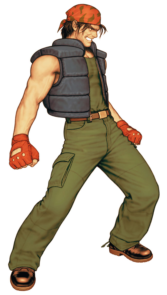 Ralf Jones Art from King of Fighters 2000