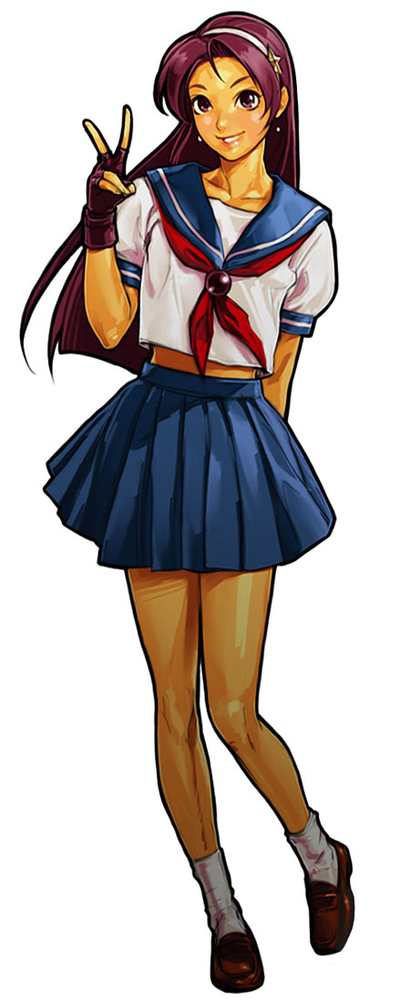 Athena Asamiya Art from The King of Fighters XI