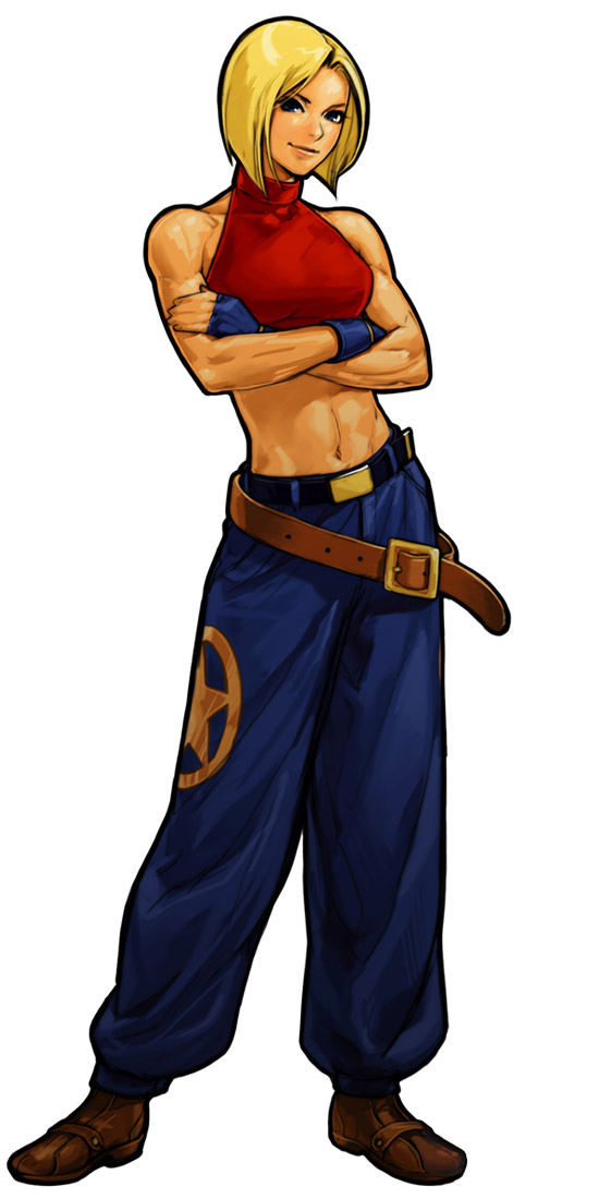 Blue Mary Art from The King of Fighters XI