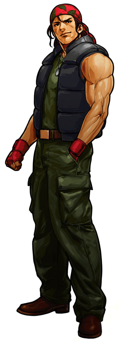 Ralf Jones Art from The King of Fighters XI