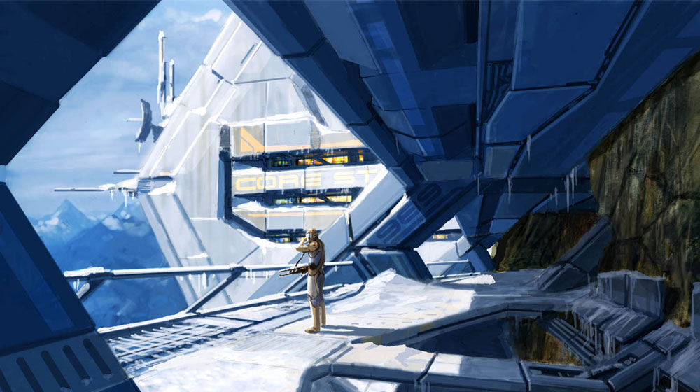Guard Post Art from Mass Effect