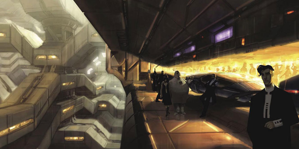 Transport Station Art from Mass Effect
