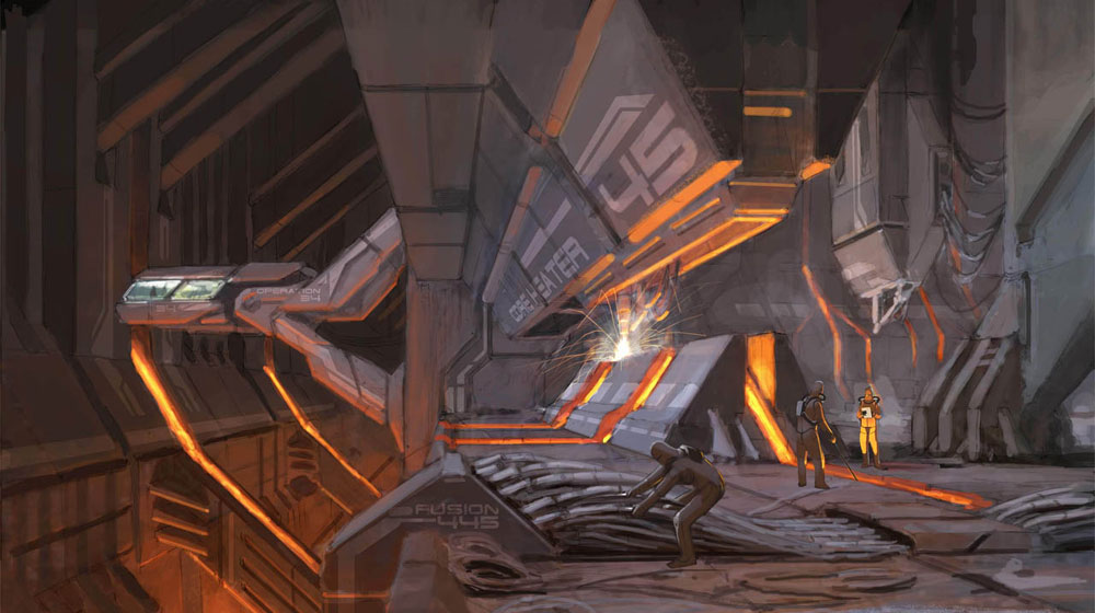 Maintenance Checks Art from Mass Effect