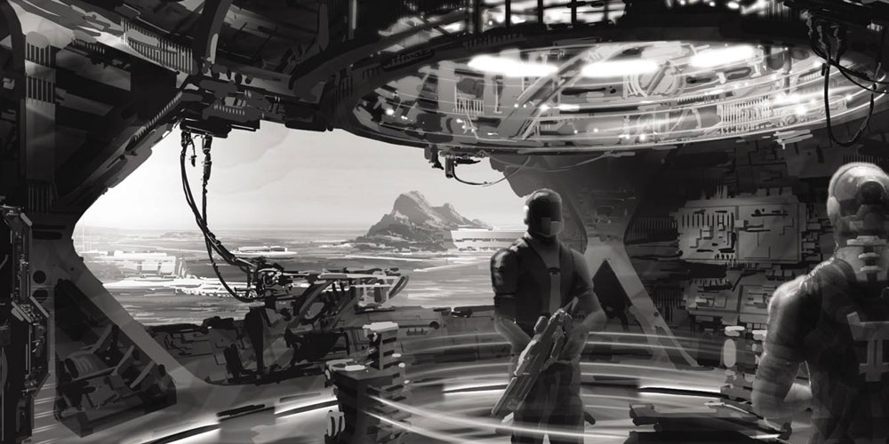 Environment Concept Art from Mass Effect