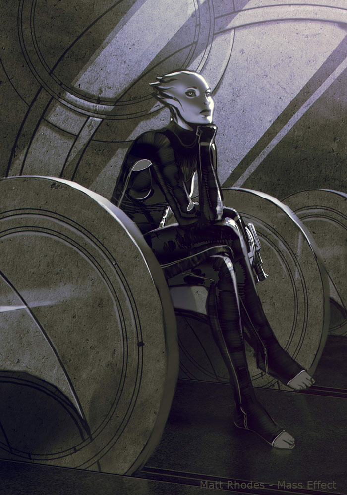 Liara T'Soni Art from Mass Effect