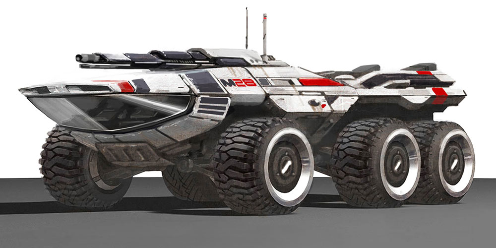 M35 Mako Art from Mass Effect