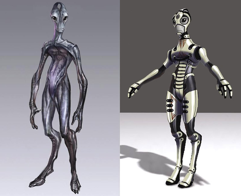 Salarian Concept Art from Mass Effect