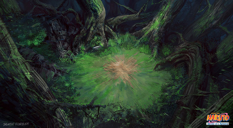 Death Forest Art from Naruto: Rise of a Ninja