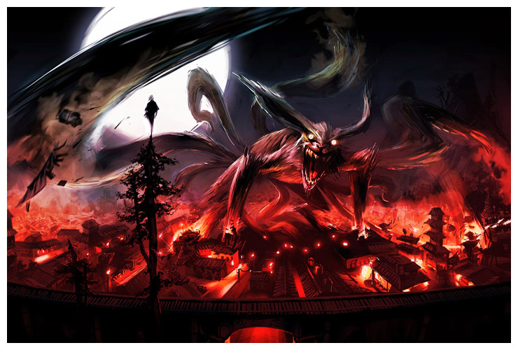 Demon Fox Art from Naruto: Rise of a Ninja