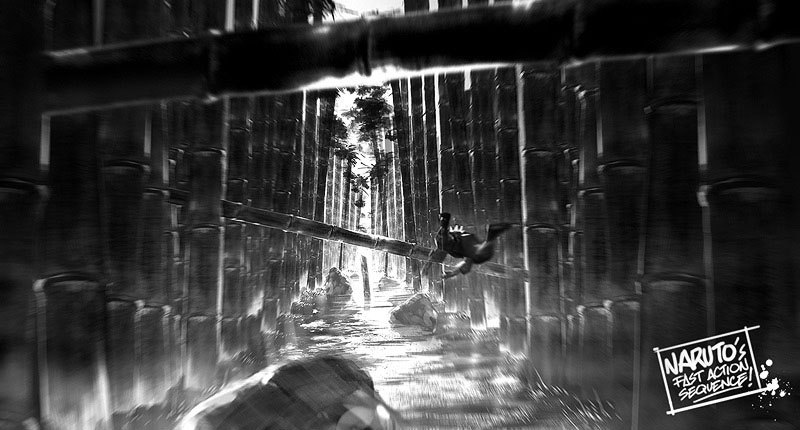 Speed Challenge - River Bamboo Art from Naruto: Rise of a Ninja