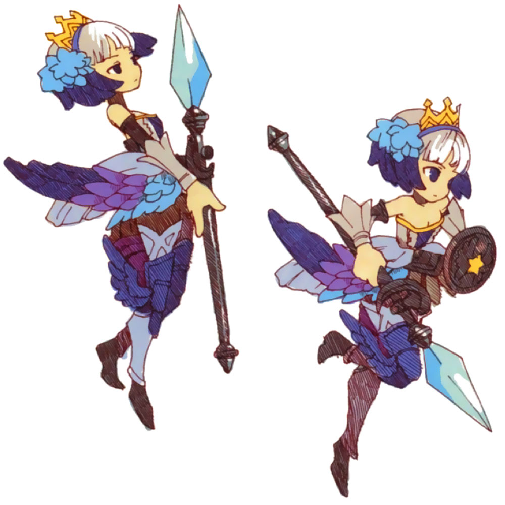 Gwendolyn Concept Art from Odin Sphere