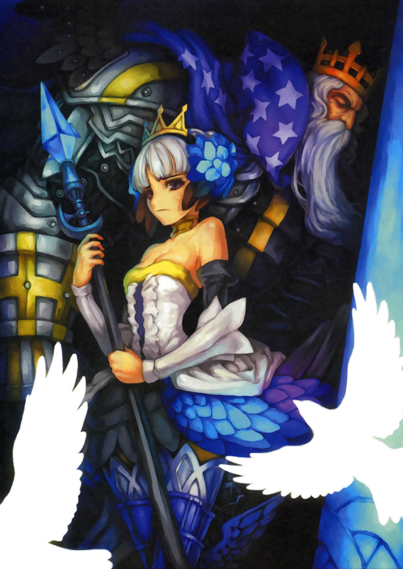 Odin & Gwendolyn Art from Odin Sphere
