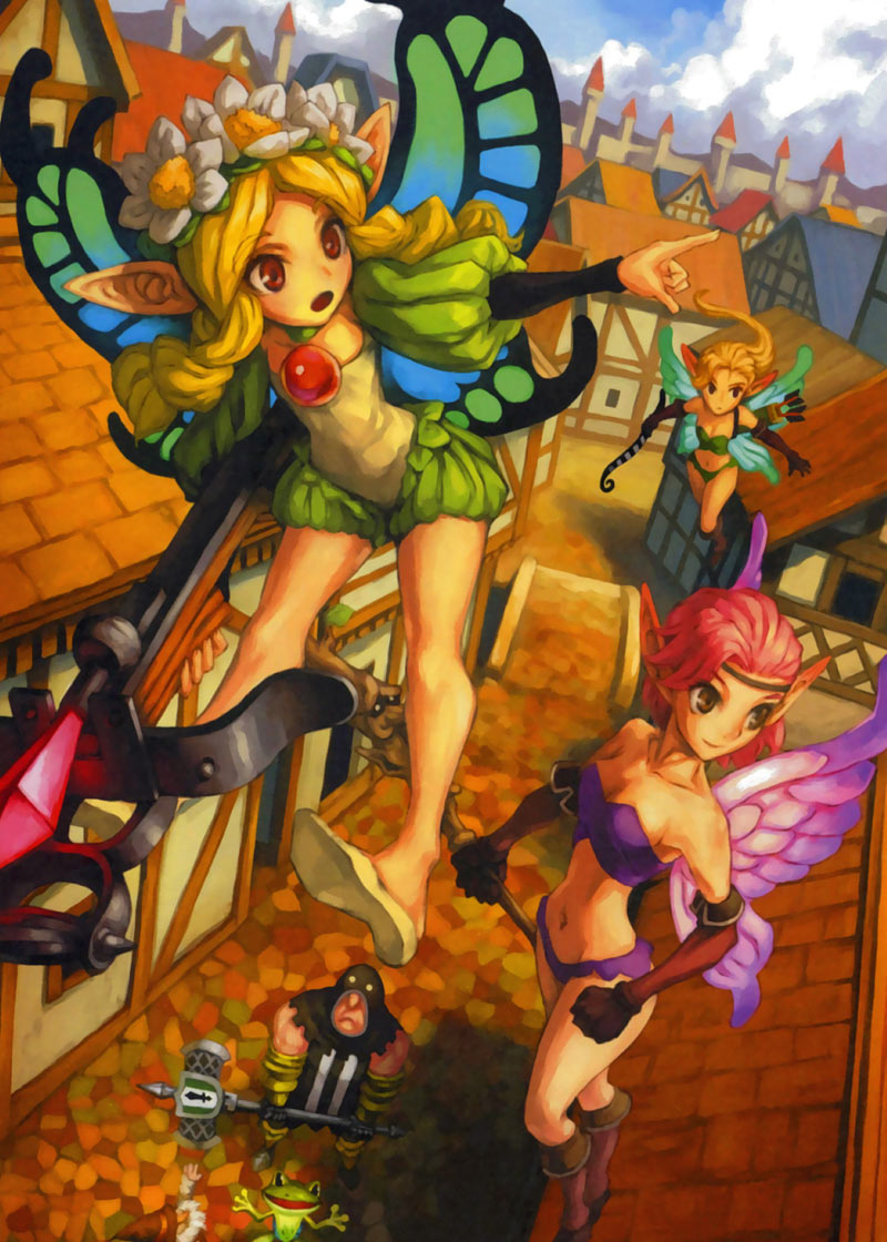 Mercedes & Fairies Art from Odin Sphere
