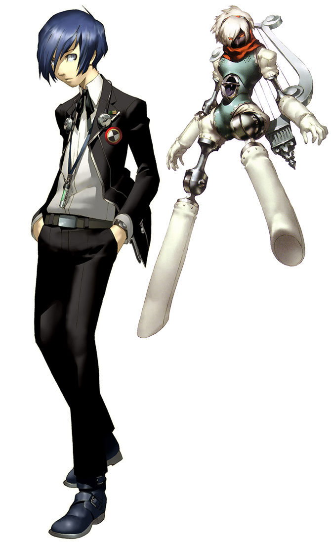 Main Character Art from Shin Megami Tensei: Persona 3