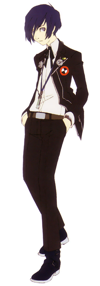 Main Character Concept Art from Shin Megami Tensei: Persona 3