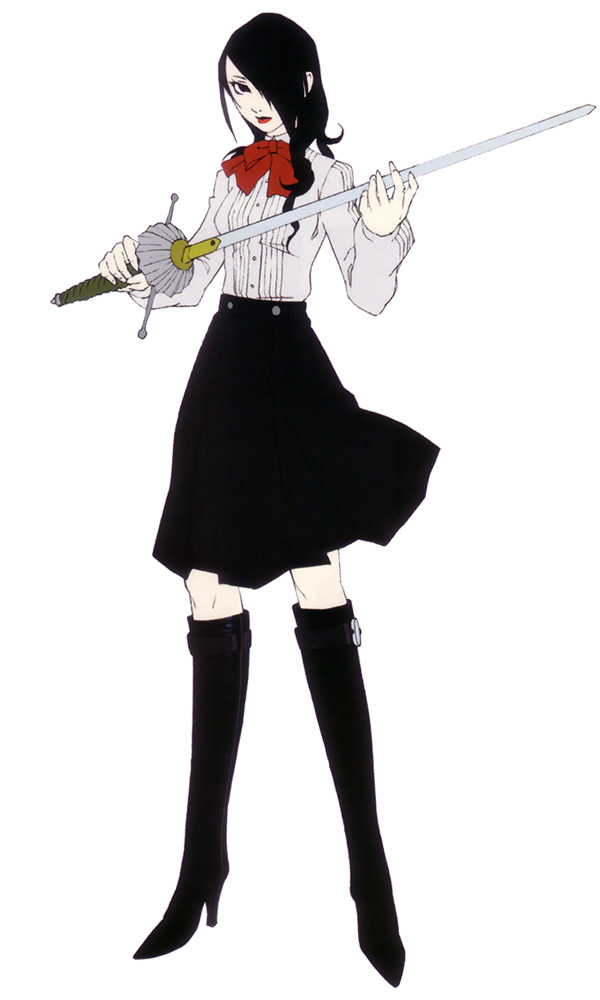 Mitsuru Kirijo Concept Art from Shin Megami Tensei: Persona 3