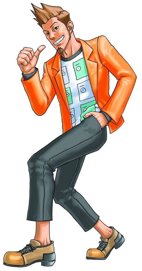 Larry Butz Art from Phoenix Wright: Ace Attorney