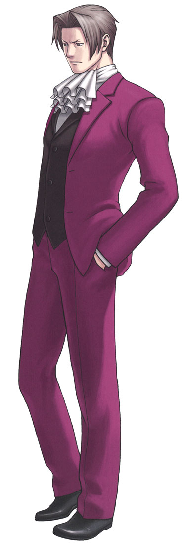 Miles Edgeworth Artwork from Phoenix Wright: Ace Attorney