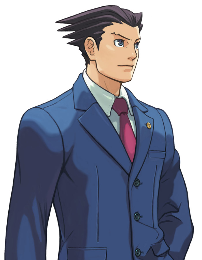 Phoenix Wright Portrait Art from Phoenix Wright: Ace Attorney
