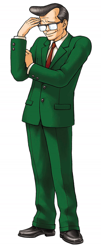 Winston Payne Art from Phoenix Wright: Ace Attorney Trials and Tribulations