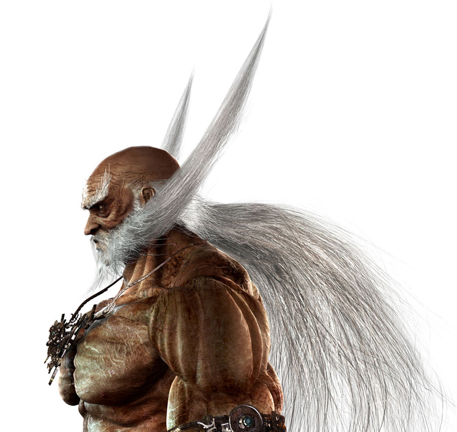 Jinpachi Face Art from Tekken 5: Dark Resurrection