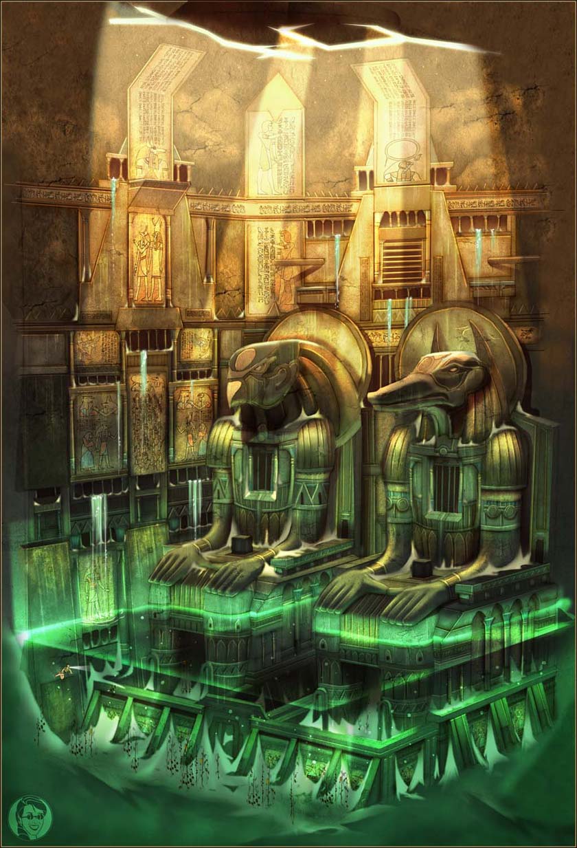 Egypt - Sanctuary of the Scion Art from Lara Croft Tomb Raider: Anniversary