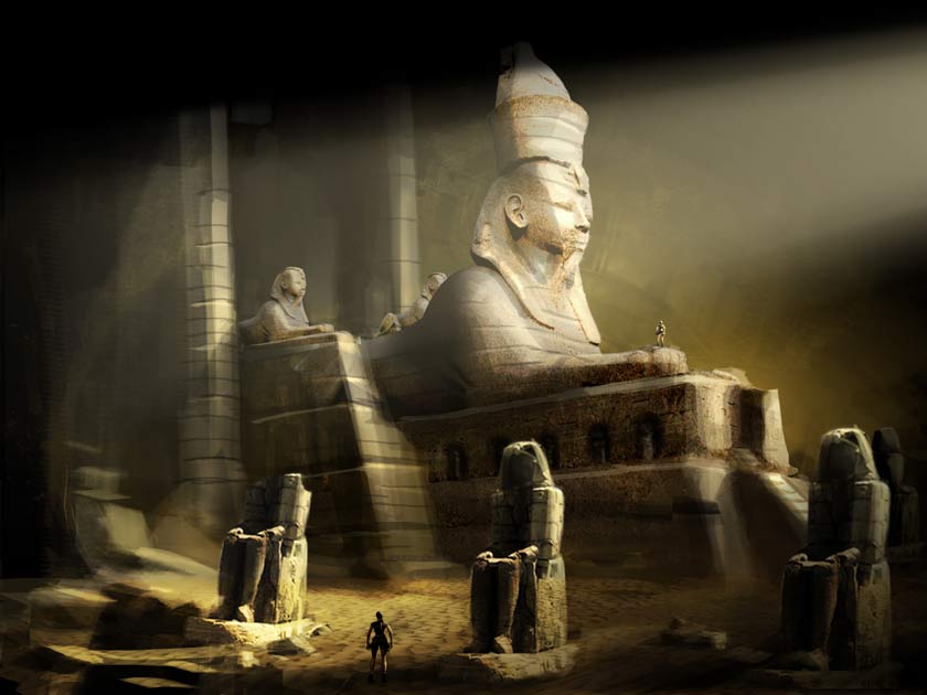 Egypt - Sphinx Art from Lara Croft Tomb Raider: Anniversary