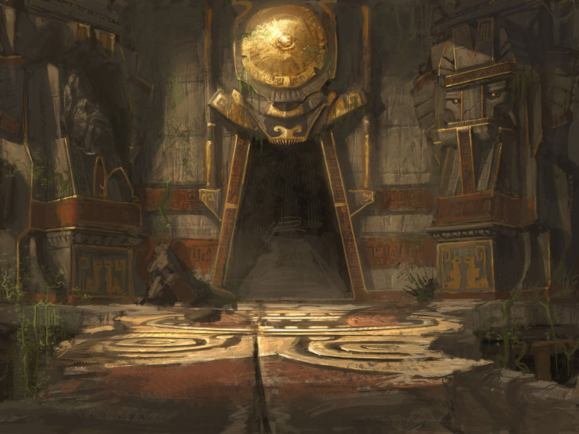 Peru - Tomb of Qualopec Art from Lara Croft Tomb Raider: Anniversary
