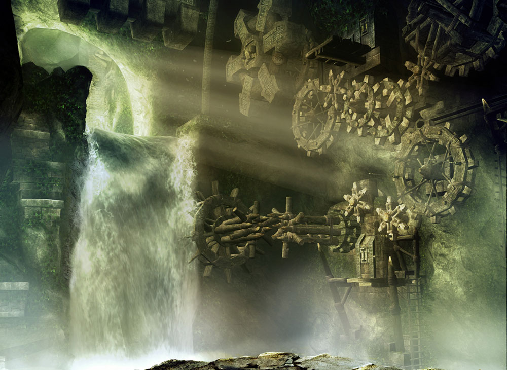 Lost Valley Gears Render from Lara Croft Tomb Raider: Anniversary
