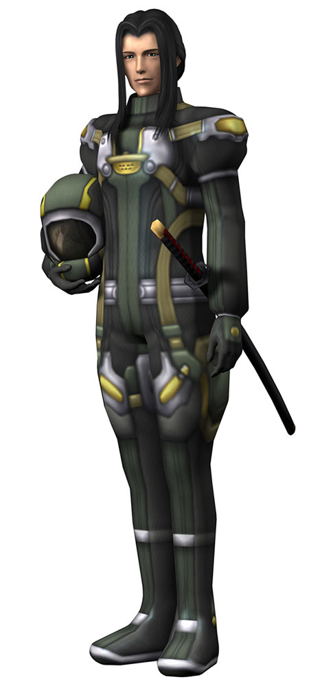 Jin Uzuki Render from Xenosaga Episode II