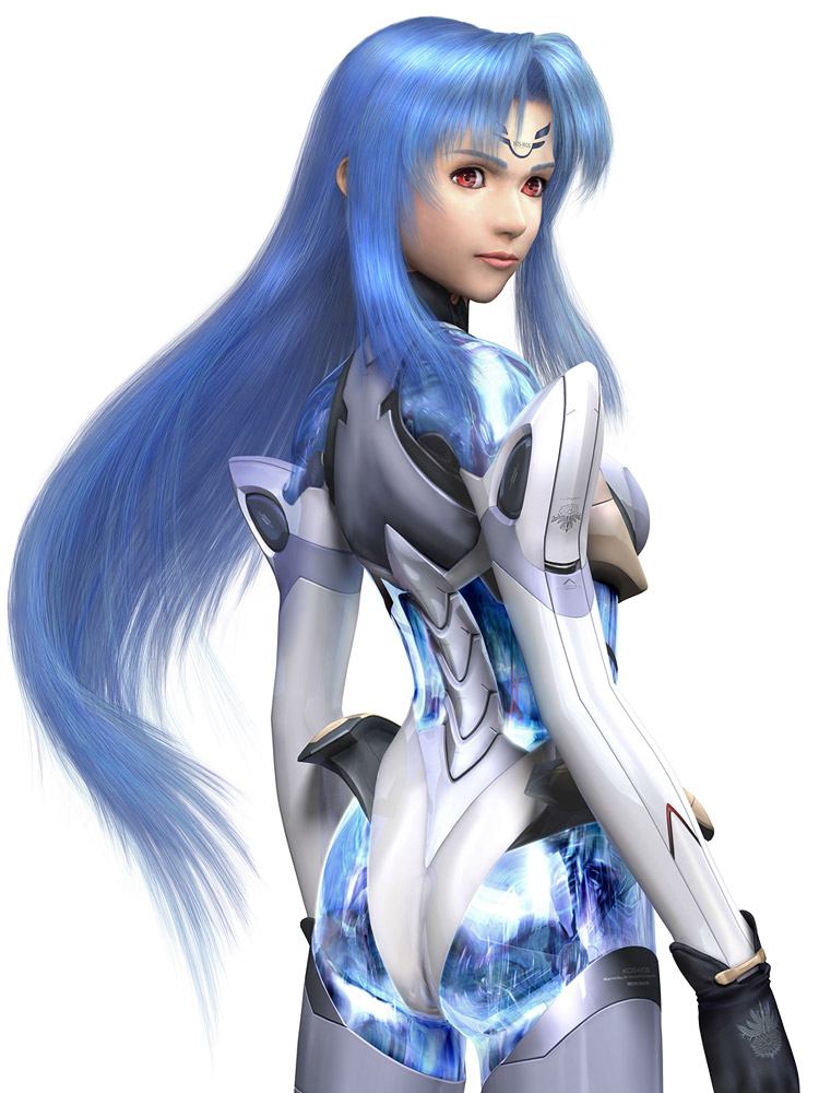 KOS-MOS Backside Art from Xenosaga Episode II