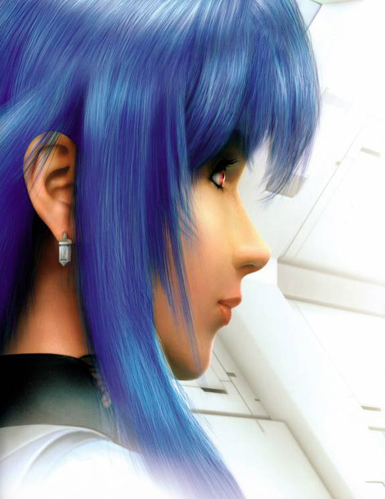 KOS-MOS Face Art from Xenosaga Episode II