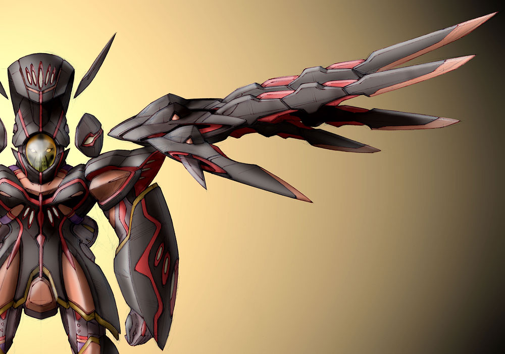 E.S. Issachar Art from Xenosaga Episode III