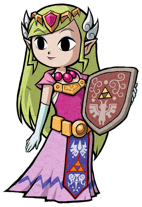 Princess Zelda Art from The Legend of Zelda: The Minish Cap