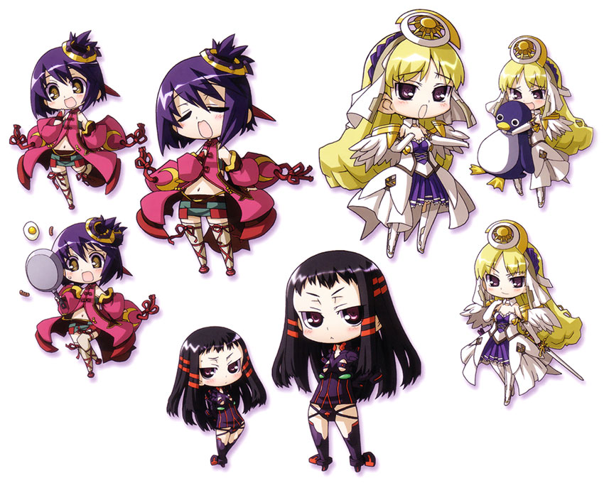 Chibi Characters Art from Ar tonelico II
