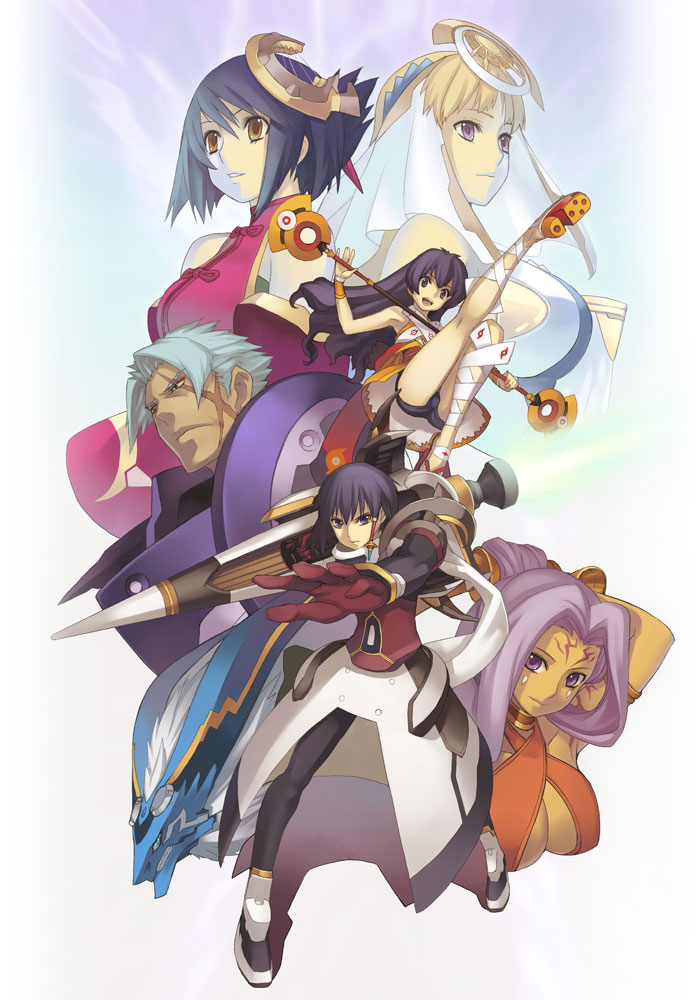 Characters Collage Art from Ar tonelico II