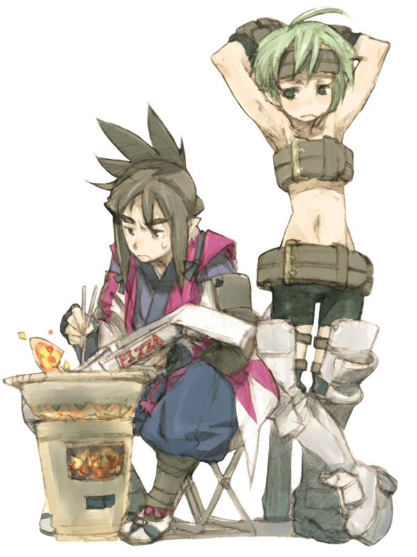 Characters Concept Art from Disgaea 2: Cursed Memories