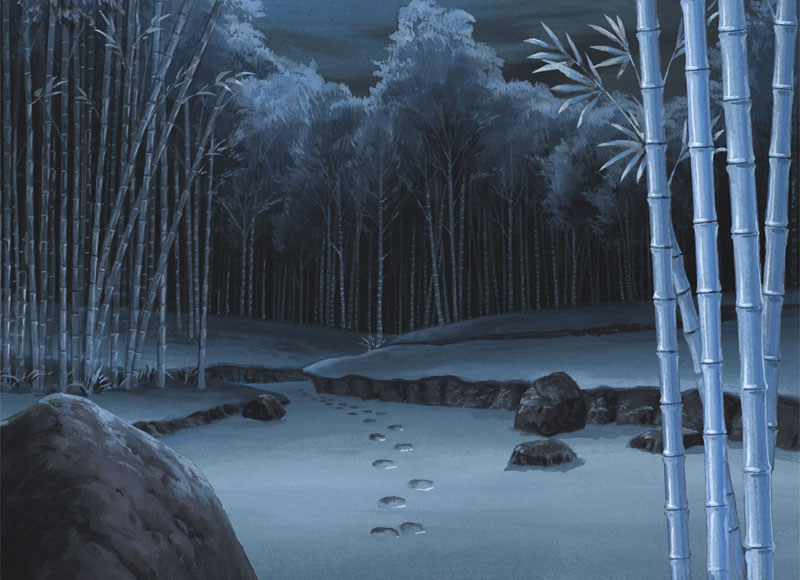 Bamboo Forest Art from Disgaea 2: Cursed Memories