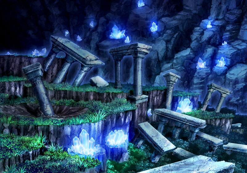 Cavern of Evil Art from Disgaea 2: Cursed Memories