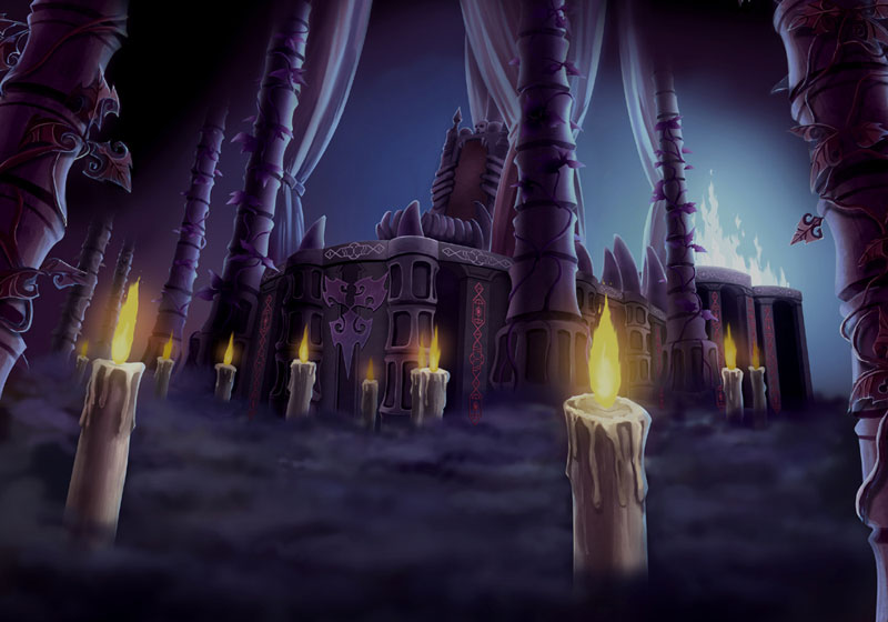 Colosseum Depths Art from Disgaea 2: Cursed Memories