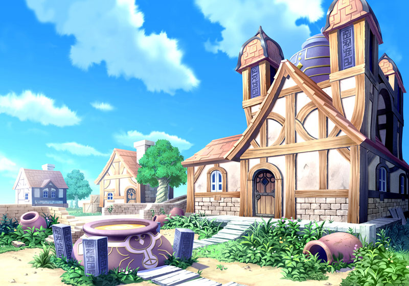 Holt Village Art from Disgaea 2: Cursed Memories