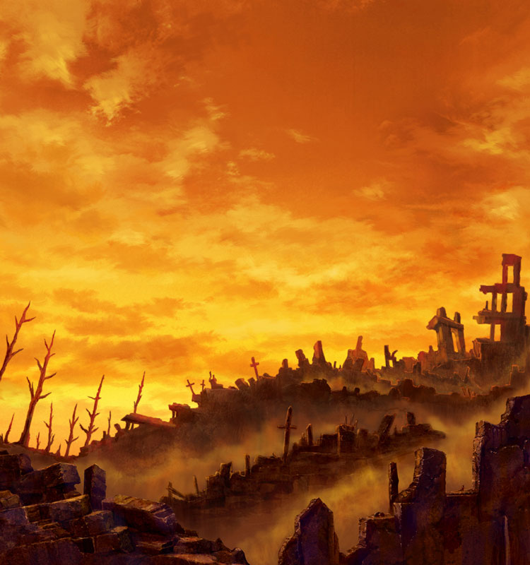 Ruins Art from Disgaea 2: Cursed Memories