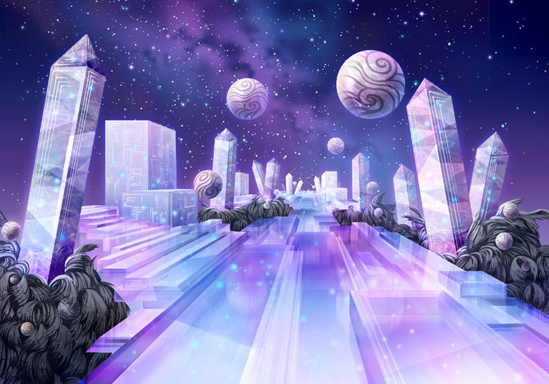 To Zenon's Castle Art from Disgaea 2: Cursed Memories