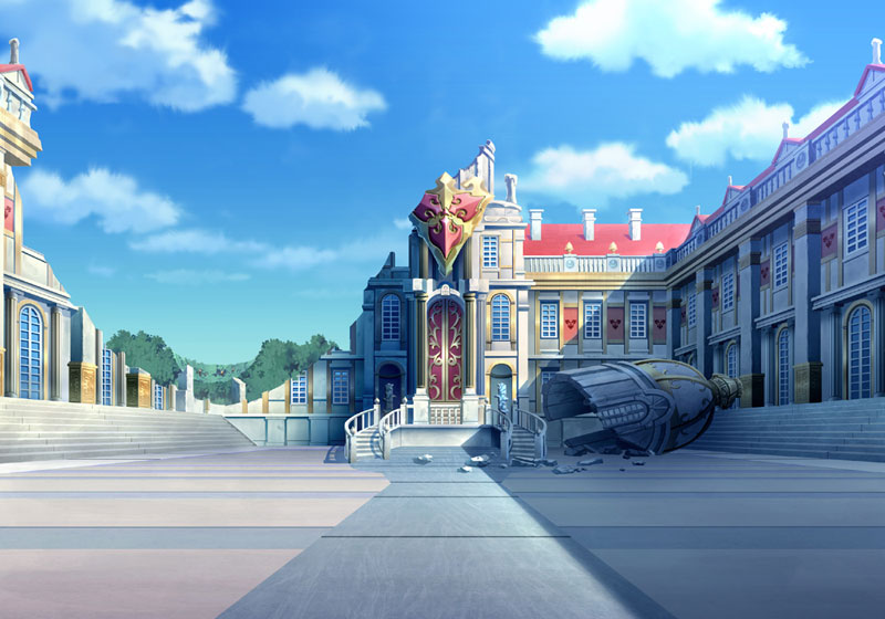 Zenon's Palace Destroyed Art from Disgaea 2: Cursed Memories
