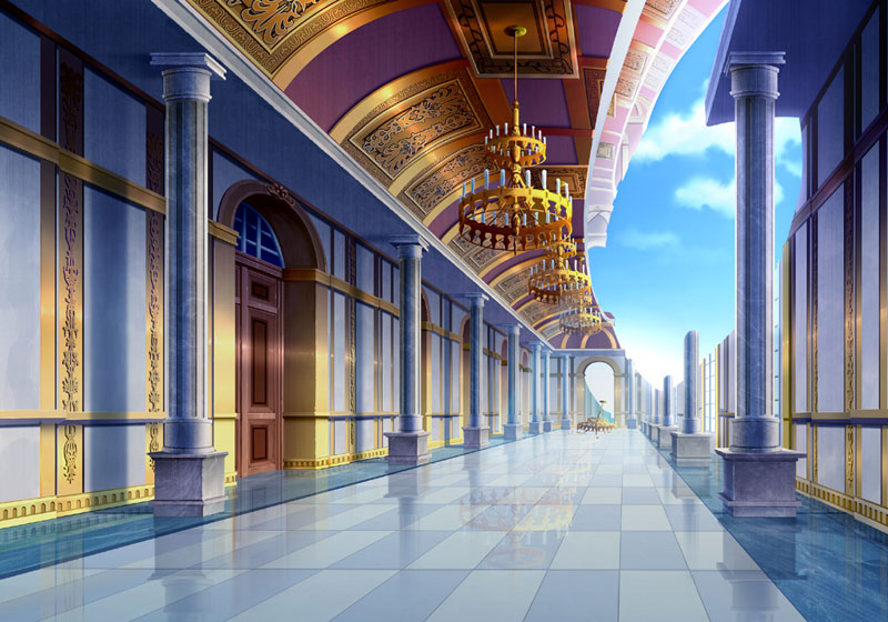 Zenon's Palace Interior Art from Disgaea 2: Cursed Memories