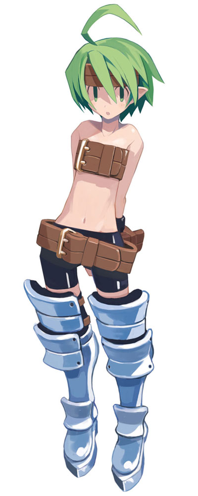 Female Fighter Art from Disgaea 2: Cursed Memories