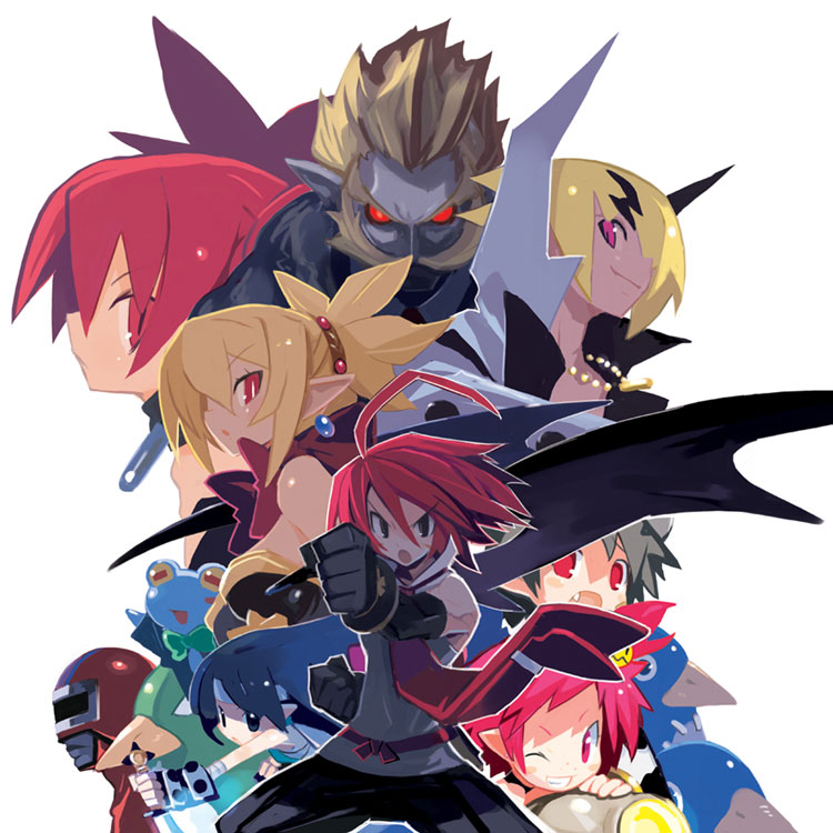 Characters Collage Art from Disgaea 2: Cursed Memories