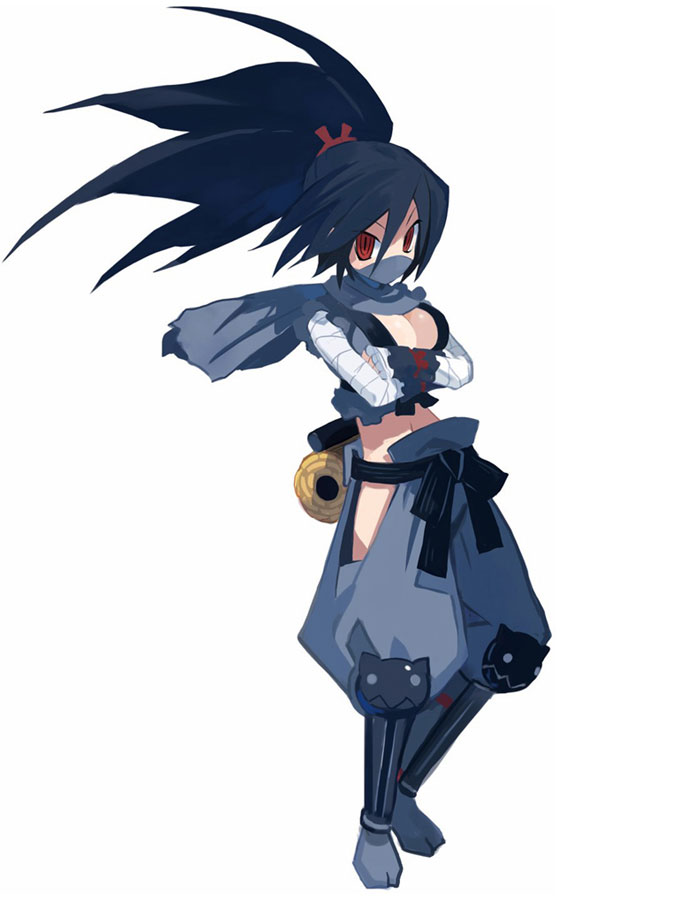 Female Ninja Art from Disgaea 2: Cursed Memories